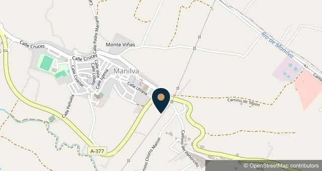 Mapa con la ubicación del almacén de PSR Relocation en Manilva, Málaga